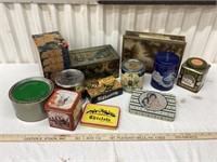 Assorted Tins & Boxes
