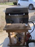 gas grill on wheels