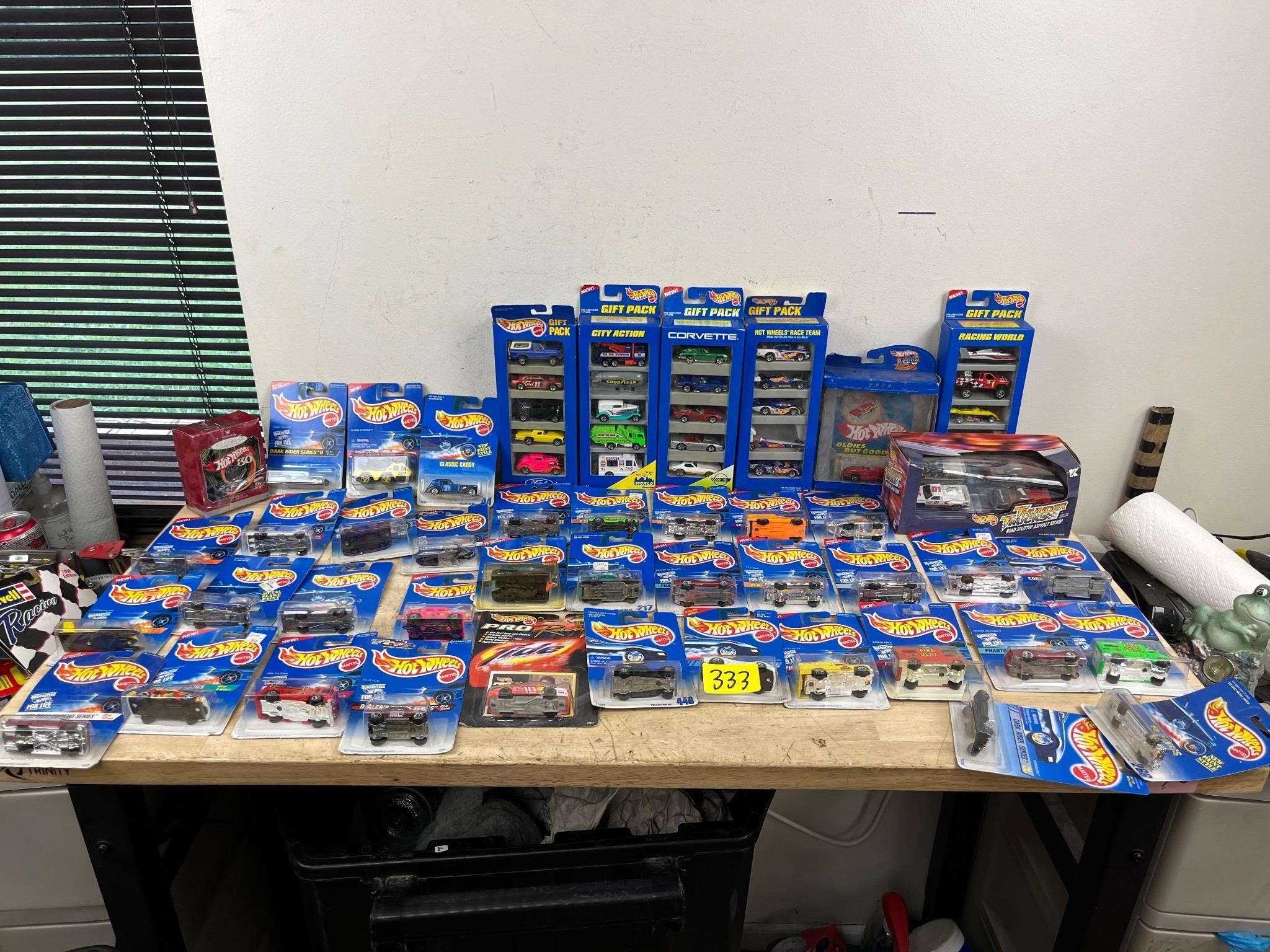 Large Lot of Hot Wheels Mattel