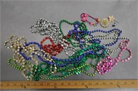 Mardi Gras necklaces
