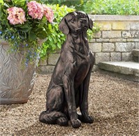 Sitting Labrador Dog Statue 26in

New in