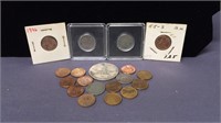 Box Of Misc Coins