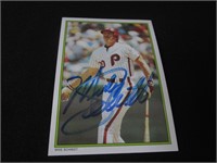 Mike Schmidt signed Trading Card w/Coa