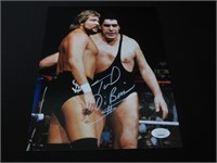 Ted Dibiase WWF signed 8x10 Photo JSA Coa