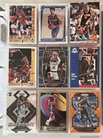 Lot of 9 NBA Basketball Prizm, Color, Rookies