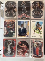 Lot of 9 NBA Basketball Prizm, Color, Rookies