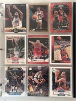 Lot of 9 NBA Basketball Prizm, Color, Rookies