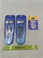 NEW Lot of 3- Shoe Insoles