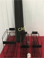 3pc CD Rack and Rubber Floormat