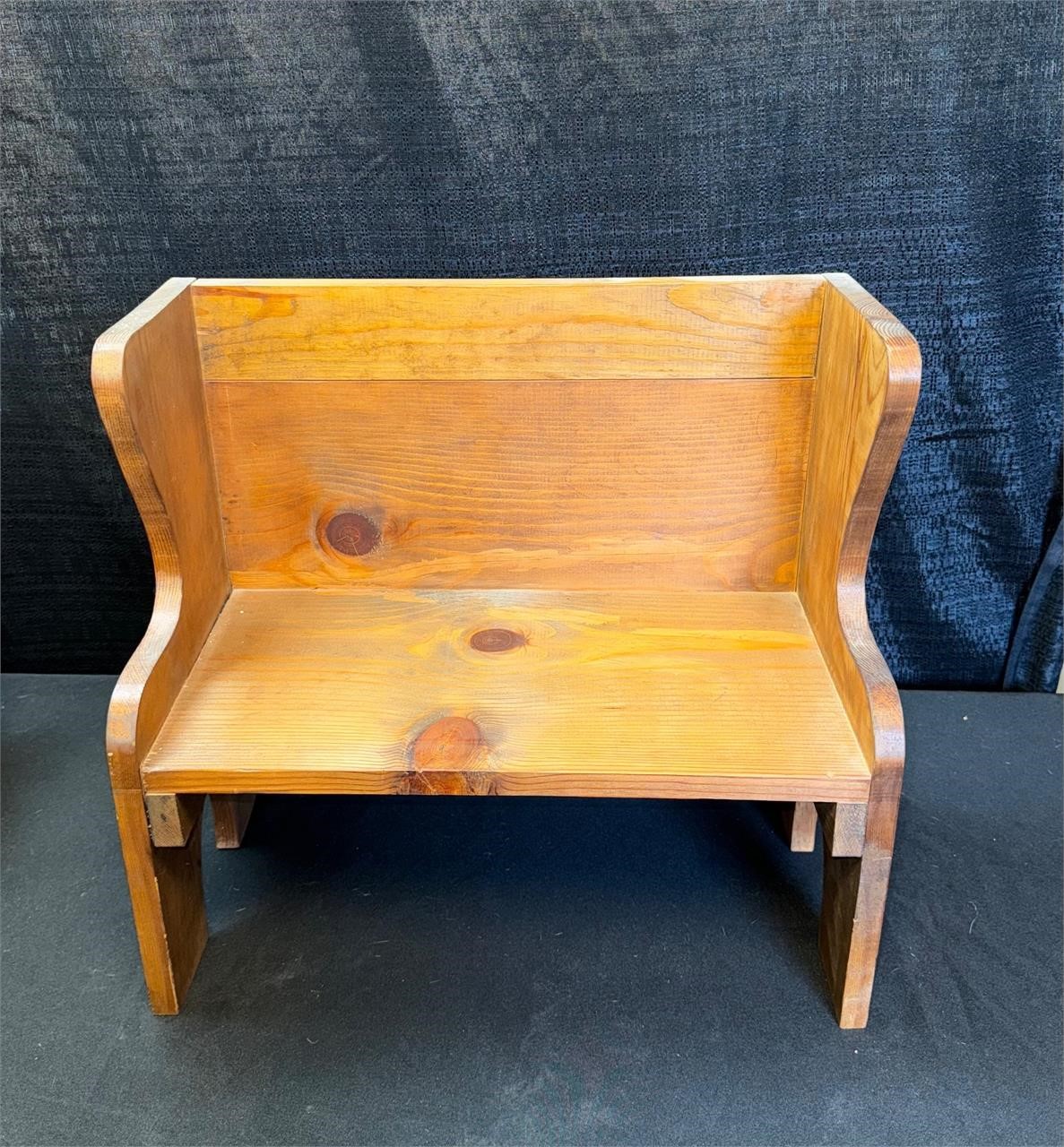 Small Wooden Bench