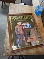 Teacher's Scotch Whiskey Mirrored Sign