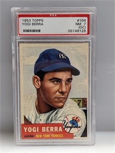 1953 Topps PSA 7 #104 Yogi Berra HOF Yankees