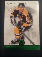 RAY BOURQUE ARTIFACTS CARD NUMBERED 99/99