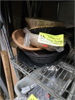 LOT OF ASSORTED  BASKETS
