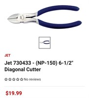 2 Jet 730433 - (NP-150) 6-1/2" Diagonal Cutter