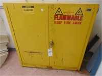 Flammable cabinet and contents