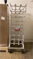 Can Rack with Casters, Holds 162 Cans