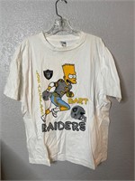 Vintage Bart Simpson Raiders Shirt