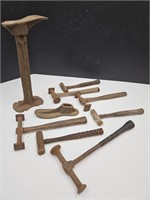 Cast Iron Shoe Cobbler Tools & Tack Hammers