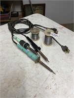 3- hand soldering guns with solder wire