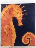 Seahorse Painting Wall Art