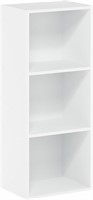 Furinno 3-Tier Open Shelf Bookcase  White 11003WH