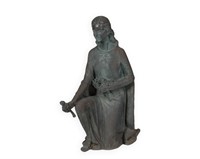 Large Bronze Kneeling Woman