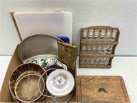 Spice Jars, Serving Trays, Ice Bucket, Bowls
