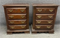 Pair of Four Drawer Night Stands