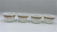 Pyrex Butterfly Gold Coffee Cups