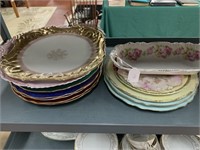 Vintage China Plates and Serving Trays, 30