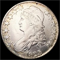 1825 Capped Bust Half Dollar ABOUT UNCIRCULATED