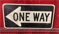 One Way sign 12x24