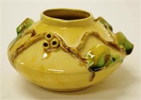 Remued Australian pottery 'Gum Leaf' vase