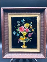 Antique 19th Century Foil Tinsel Art