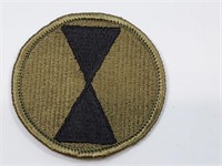 US Army 7th Infantry Division OD Subdued Patch