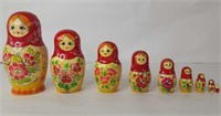 Vintage Russian matryoshka nesting dolls