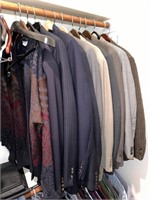 Rack of Mens Suits & Sweater - 42R