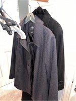 Pair of Ladies London Fog Wool Dress Coats - 2X