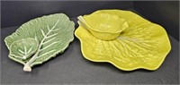 Portuguese Pottery Hors D'oeuvres Trays