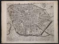 [Map]  Duchetti.  Plan of Bologna, 1582