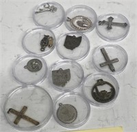 Group of sterling charms