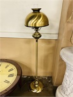 Vintage 1960s Brass Floor Lamp