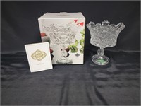 *NEW Royalty Crystal Footed Candy Bowl by Godinger