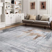 Calore Rugs Mordern Soft Abstract Distressed Area