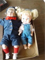 TWO RUBBER DOLLS