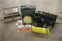 (2) TOOL BOXES WITH ASSORTED ELECTRICAL AND