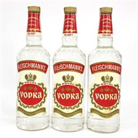 Bottles: Fleischmann's Vodka (3)