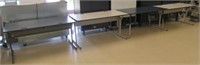 (4) Adjustable height tables. Note: Contents not