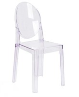 ( 10 ) CLEAR CHAIR BACKS NO LEGS***CONDITION